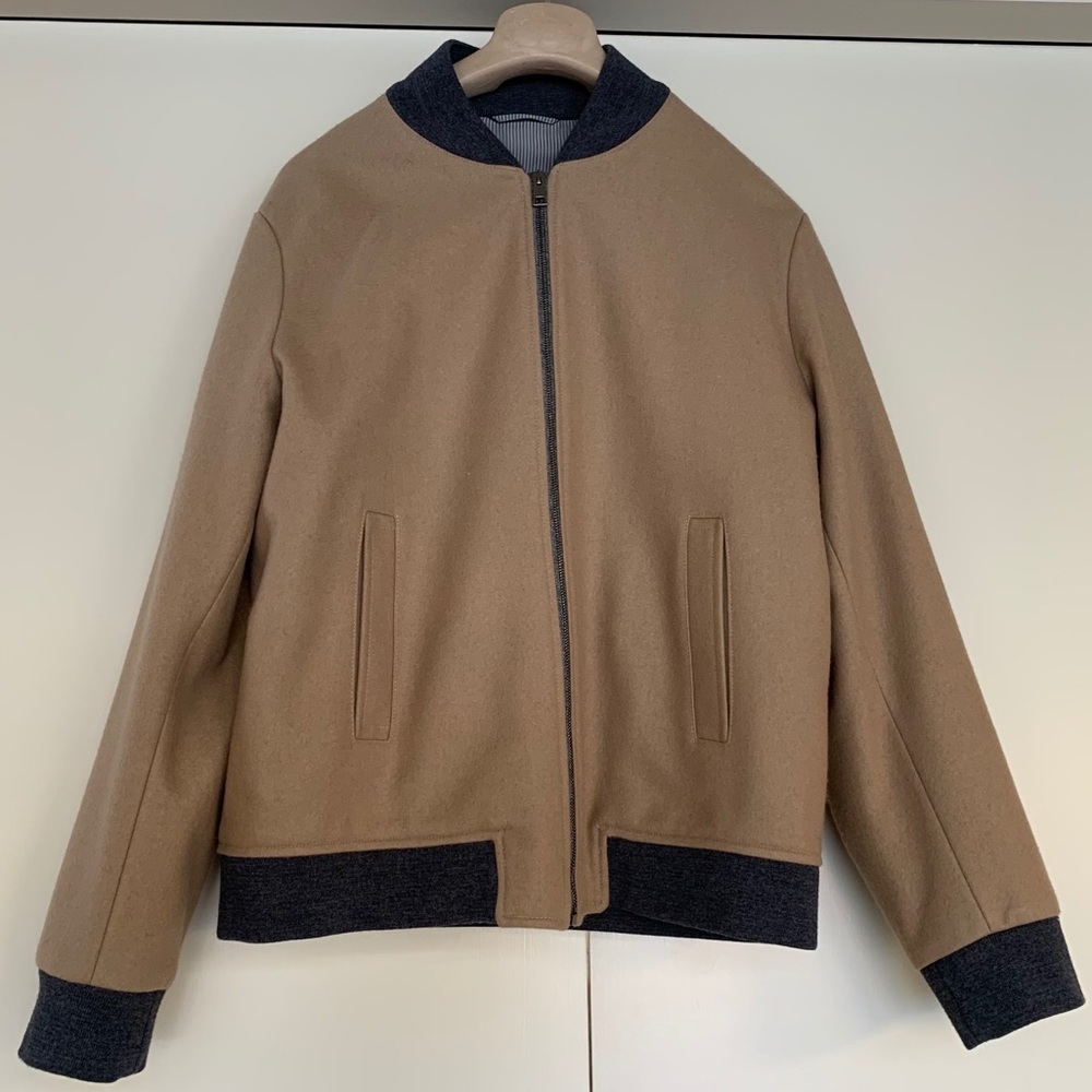 Saks Fifth Avenue Men’s Camel Bomber Jacket